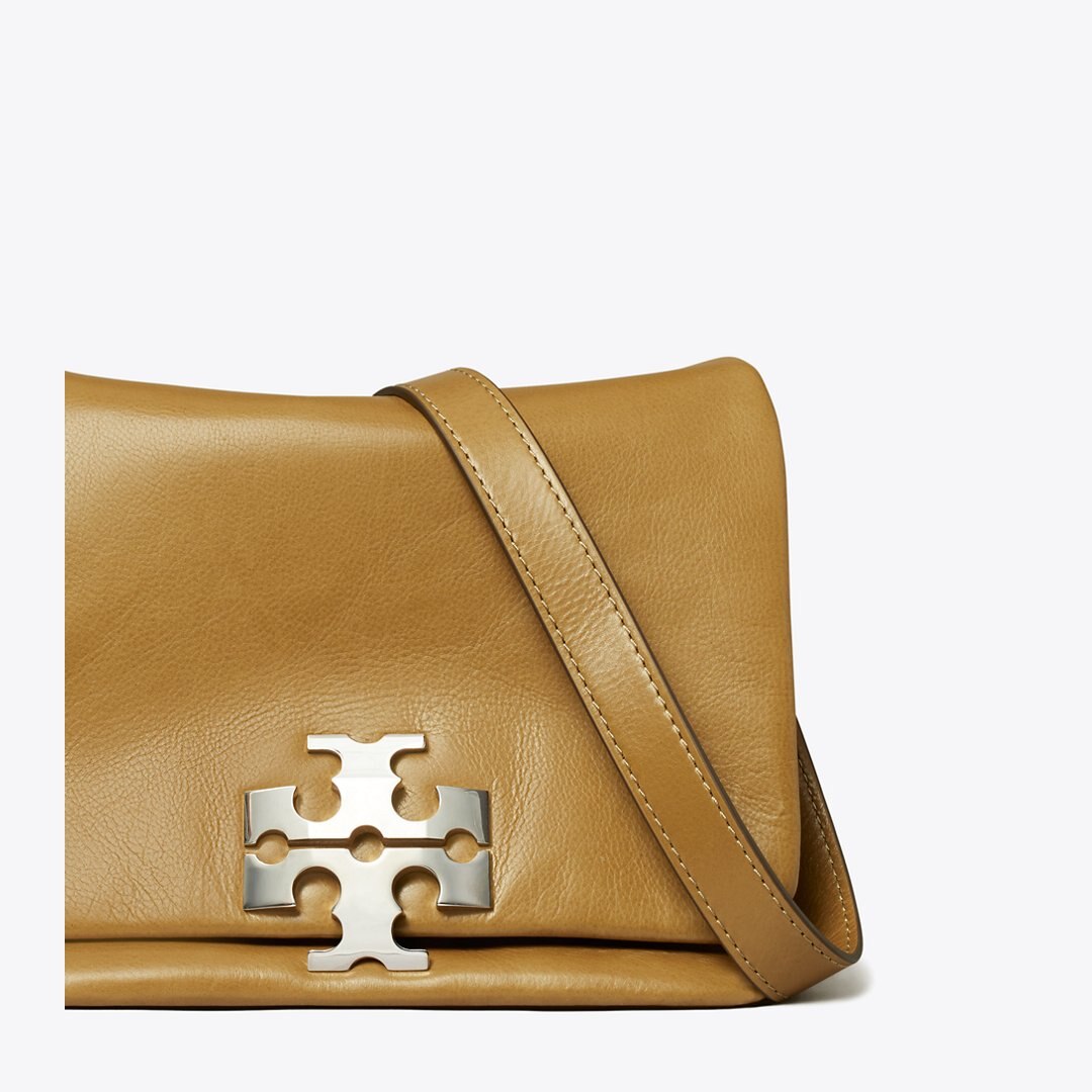 Tory Burch Charlie Shoulder Bag WREN BROWN