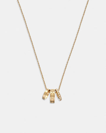 Signature Rondell Necklace Gold Gold