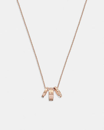 Signature Rondell Necklace Rose Gold Rose Gold
