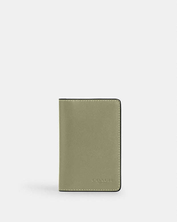 Id Wallet Smooth Leather-Pistachio Smooth Leather-Pistachio