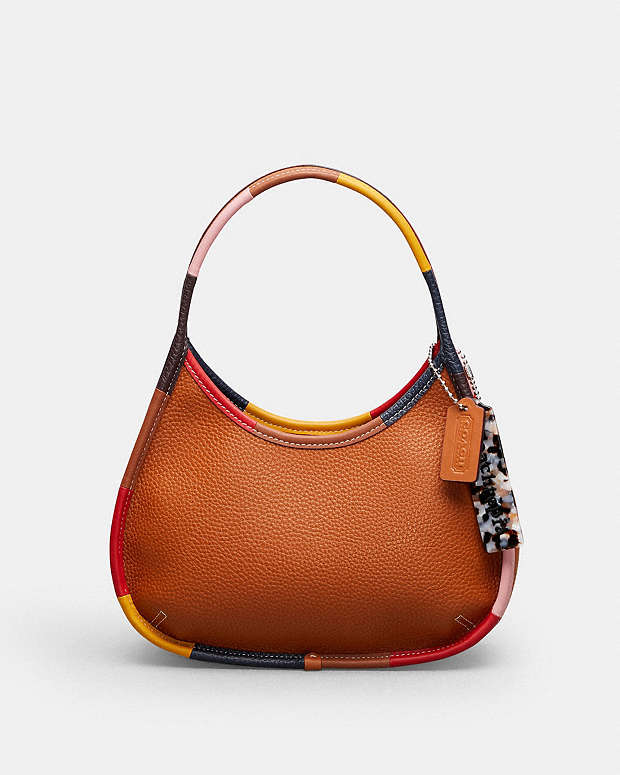 Ergo Bag In Coachtopia Leather With Colorful Binding Burnished Amber Multicolor Burnished Amber Multicolor