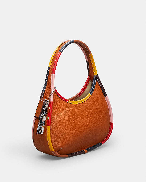 Ergo Bag In Coachtopia Leather With Colorful Binding Burnished Amber Multicolor Burnished Amber Multicolor