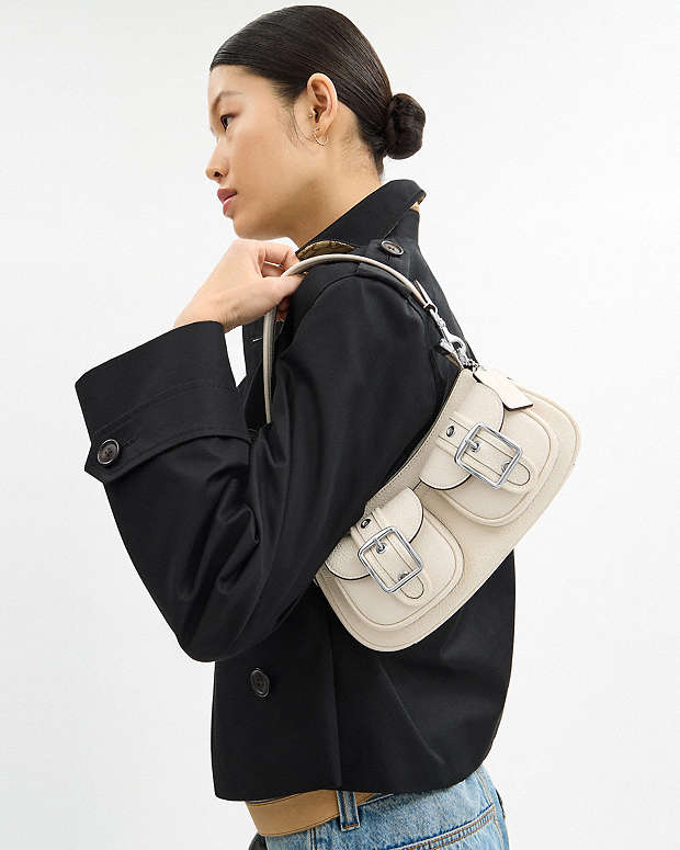 Ashton Bag Pebbled Leather-Silver-Chalk Pebbled Leather-Silver-Chalk