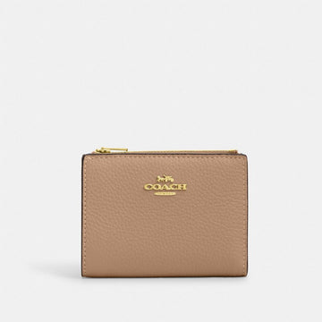 Coach Bifold Wallet Gold Taupe