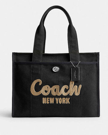 Cargo Tote Bag 42 Canvas-Silver-Black Canvas-Silver-Black