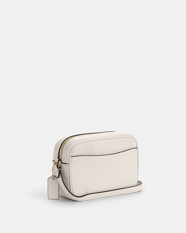 Mini Jamie Camera Bag Pebbled Leather-Gold-Chalk Pebbled Leather-Gold-Chalk