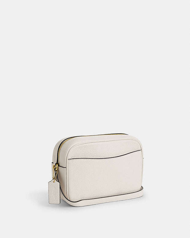 Jamie Camera Bag Pebbled Leather-Gold-Chalk Pebbled Leather-Gold-Chalk