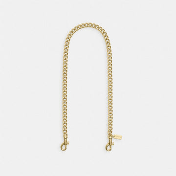 Coach Chain Shoulder Strap Gold Gold