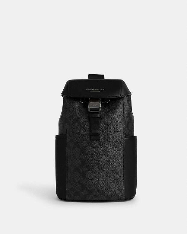 Racer Pack In Signature Signature Canvas-Gunmetal-Charcoal-Black Signature Canvas-Gunmetal-Charcoal-Black