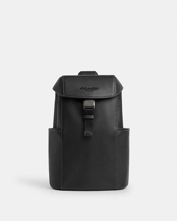 Racer Pack Smooth Leather-Gunmetal-Black Smooth Leather-Gunmetal-Black