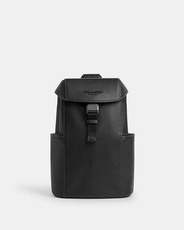 Racer Pack Smooth Leather-Gunmetal-Black Smooth Leather-Gunmetal-Black