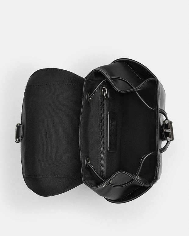 Racer Pack Smooth Leather-Gunmetal-Black Smooth Leather-Gunmetal-Black