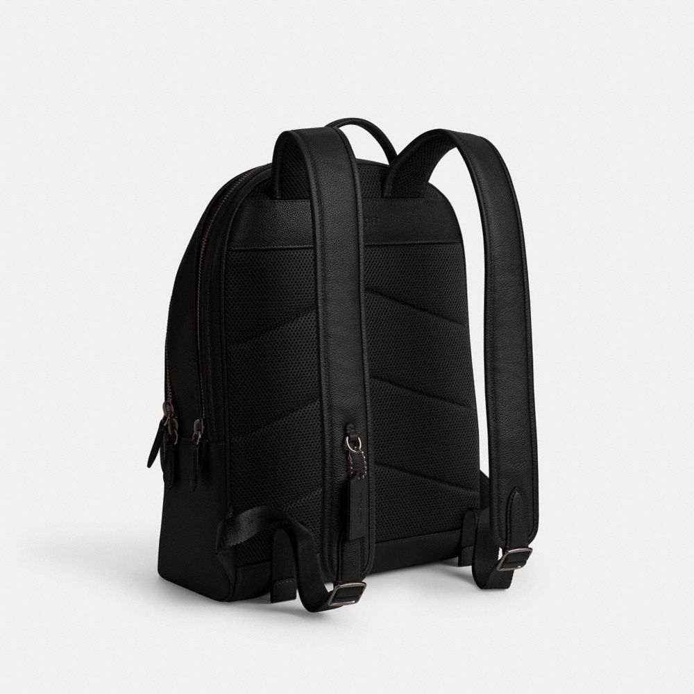 Coach Charter Backpack With Coach Graphic Black