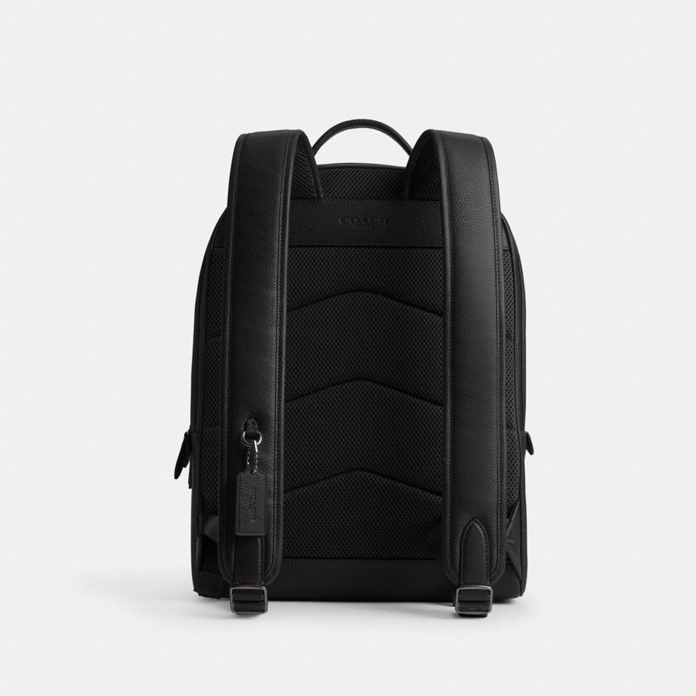 Coach Charter Backpack With Coach Graphic Black