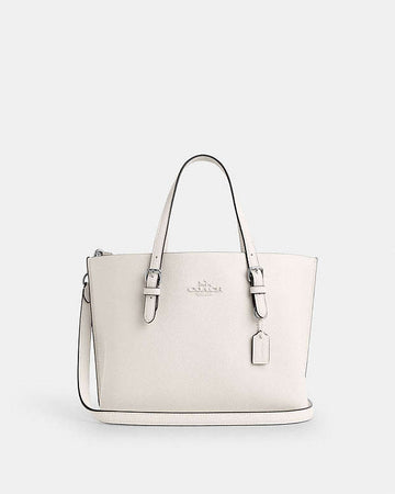 Mollie Tote Bag 25 Leather-Silver-Chalk Leather-Silver-Chalk