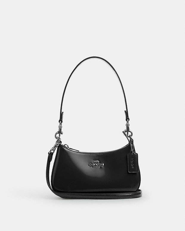 Teri Mini Crossbody Bag Novelty Leather-Silver-Black Novelty Leather-Silver-Black
