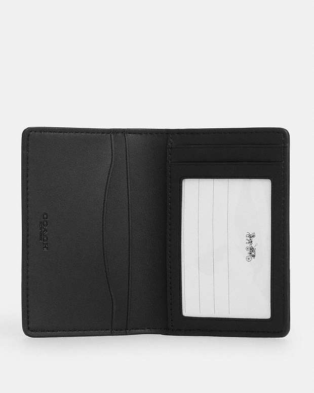 Id Wallet In Signature Canvas Signature Canvas-Tan & Black Signature Canvas-Tan & Black