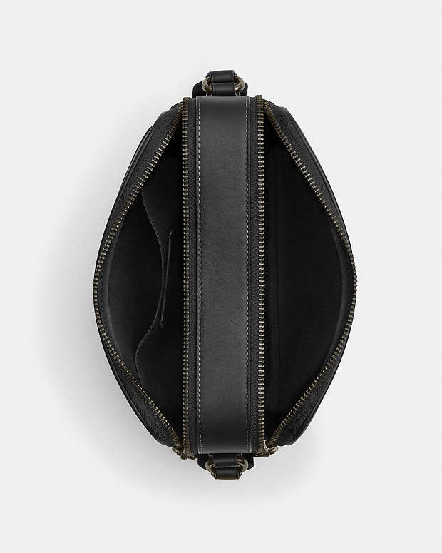 Graham Crossbody Bag Smooth Leather-Gunmetal-Black Smooth Leather-Gunmetal-Black