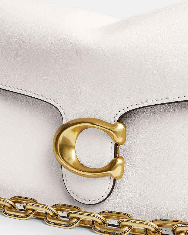Chain Tabby Shoulder Bag Brass-Chalk Brass-Chalk