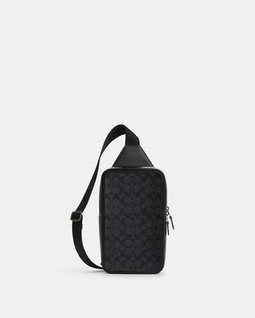 Sullivan Pack In Signature Canvas Signature Canvas-Gunmetal-Charcoal-Black Signature Canvas-Gunmetal-Charcoal-Black