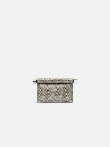 Jacquemus The Small Rond CarreClutch Mini Take-Out Clutch Beige