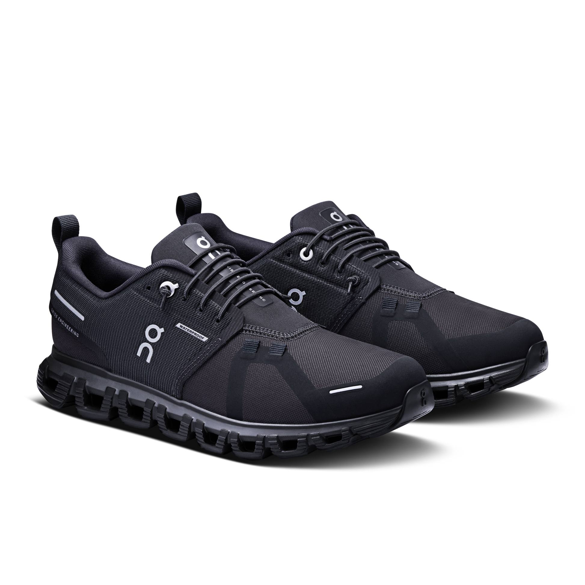 On Cloud 6 Waterproof Black Black (Women'S)