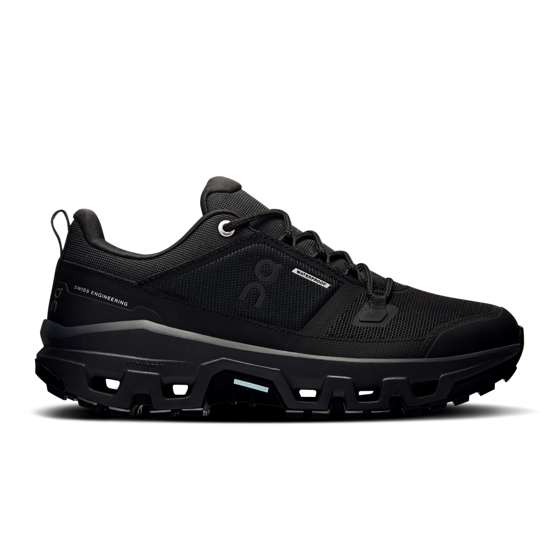 On Cloudrock Low Waterproof Black Black (Women'S)