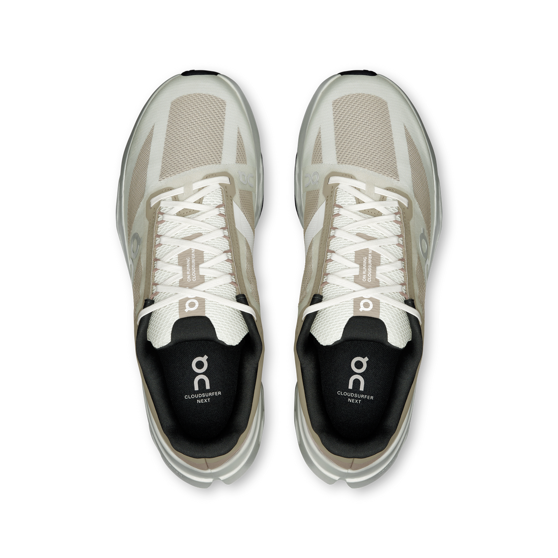 On Cloudsurfer Next Fog Ivory