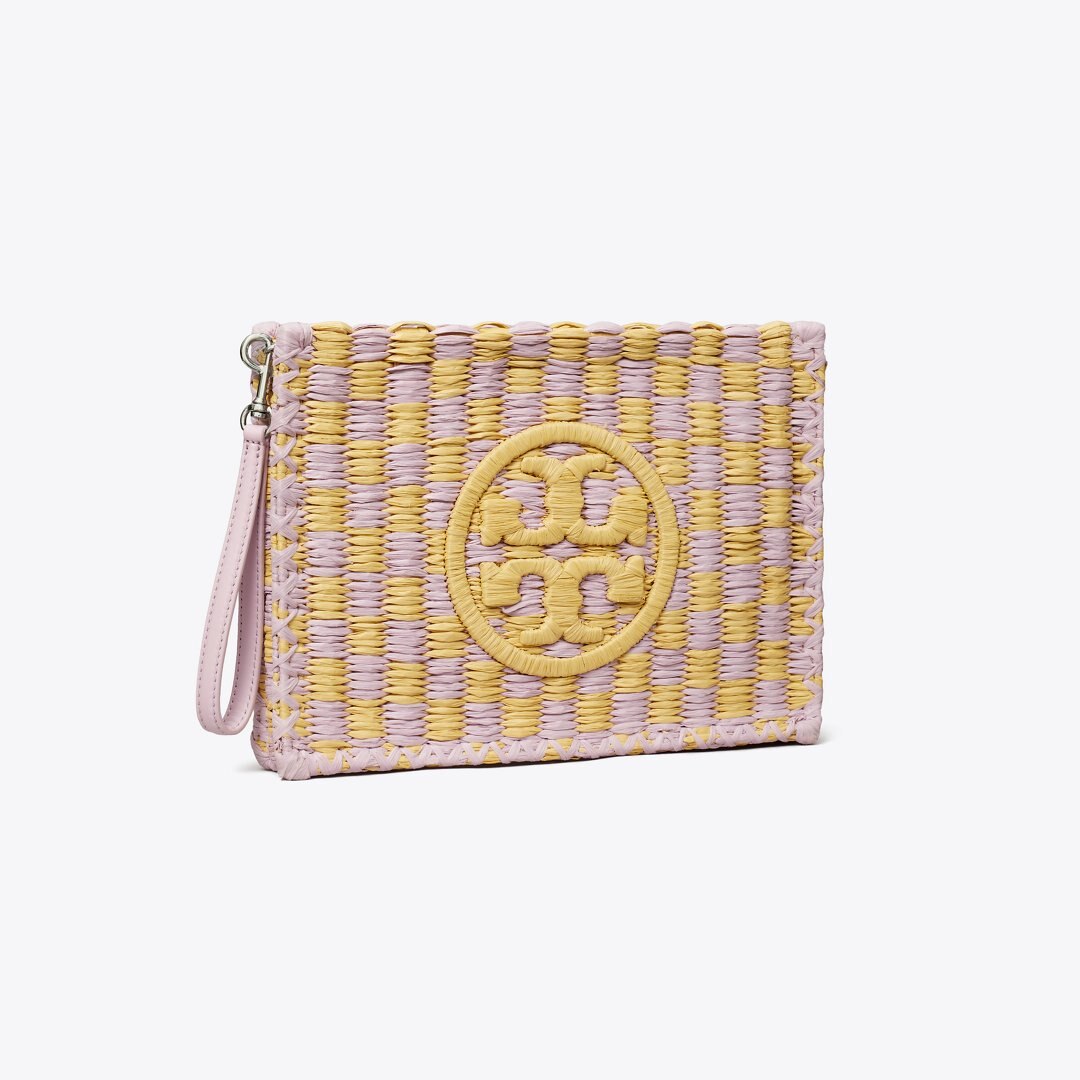 Tory Burch Ella Hand-Crocheted Pouch Pale Purple