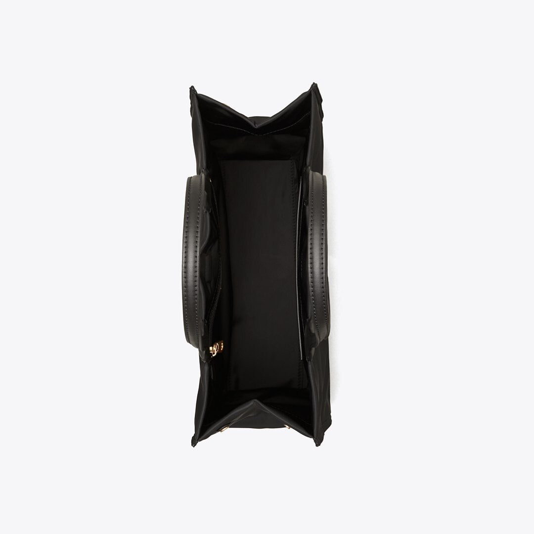 Tory Burch Ella Small Tote Bag Black