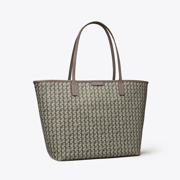 Tory Burch Ever-Ready Zip Tote Zinc