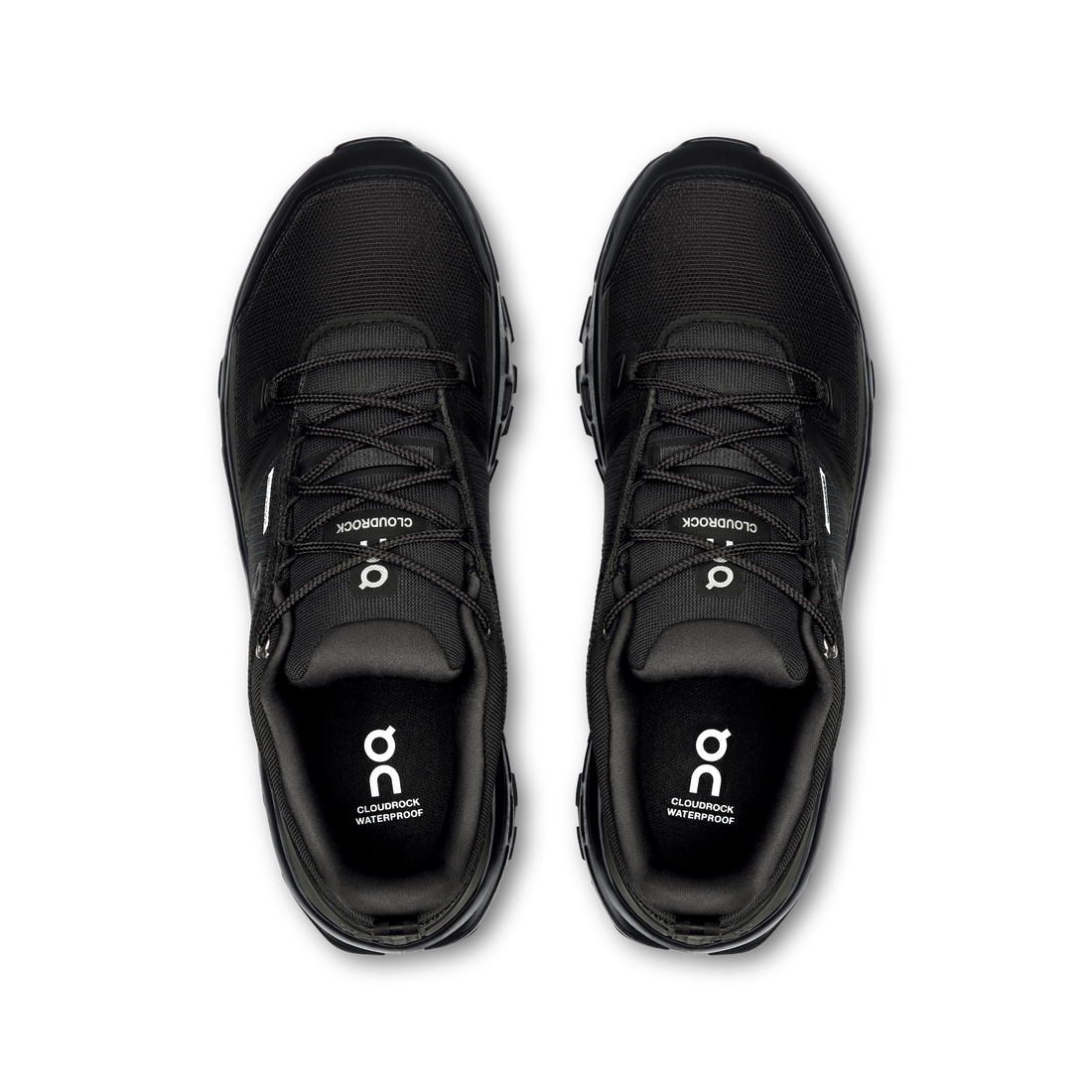 On Cloudrock Low Waterproof Black Black