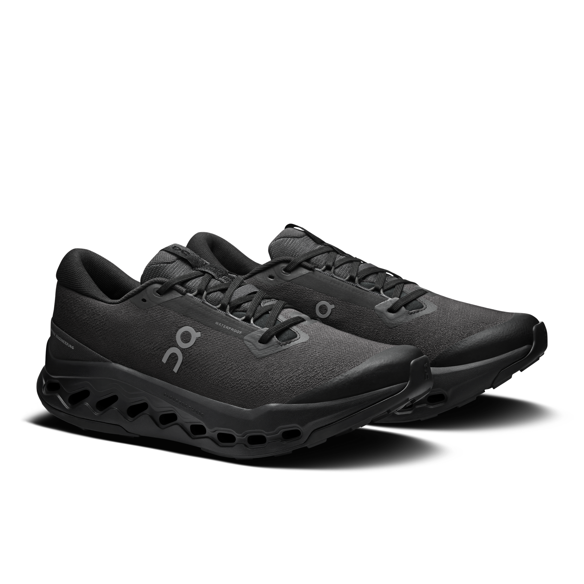 On Cloudsurfer Trail 2 Waterproof Black Black