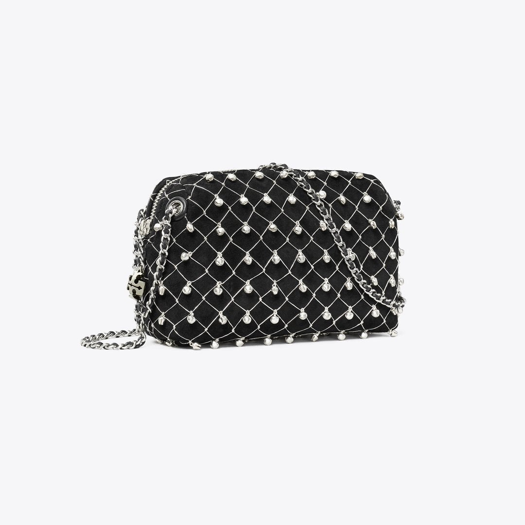 Tory Burch Fleming Soft Bell Crossbody Bag Black