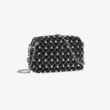 Tory Burch Fleming Soft Bell Crossbody Bag Black