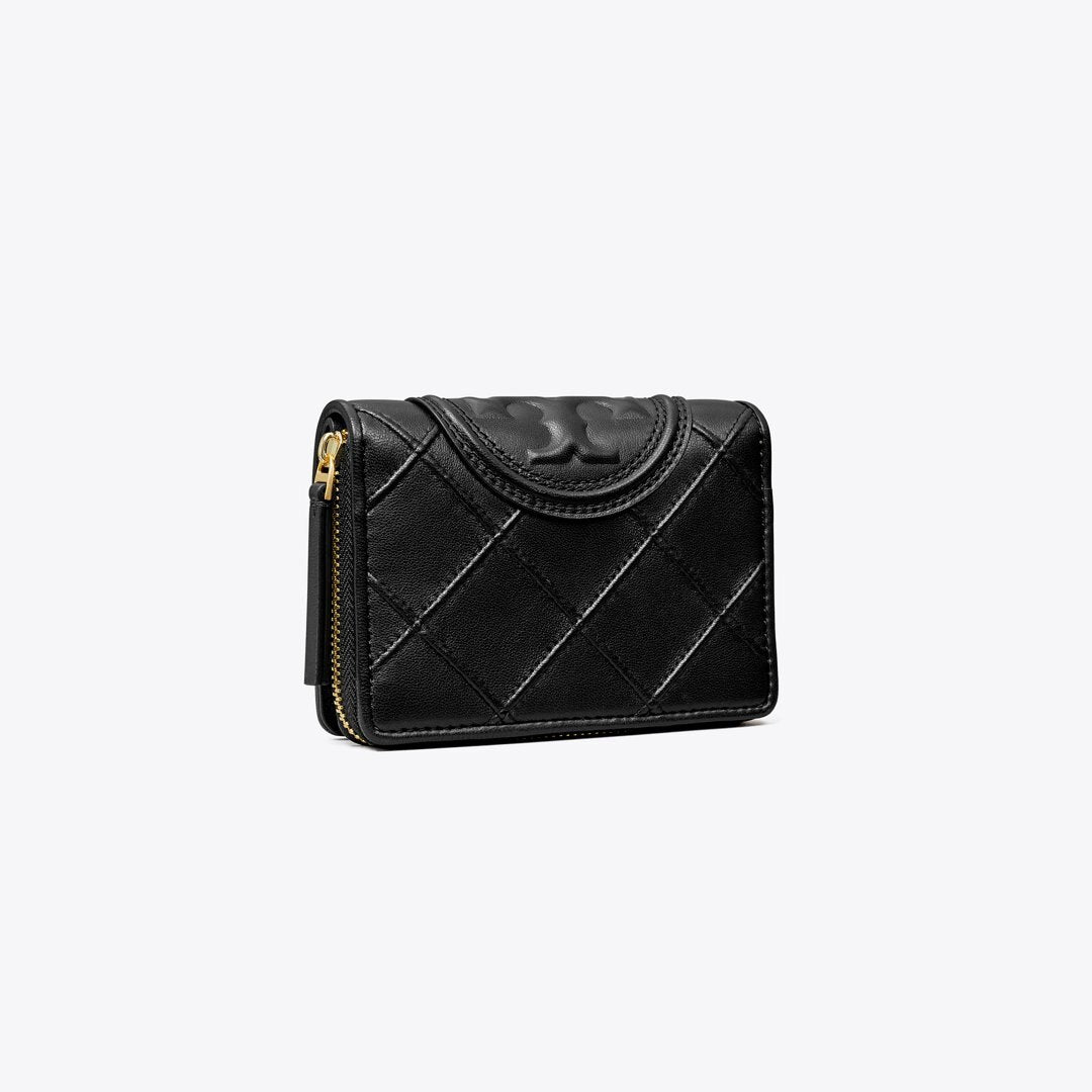 Tory Burch Fleming Soft Bi-Fold Wallet Black