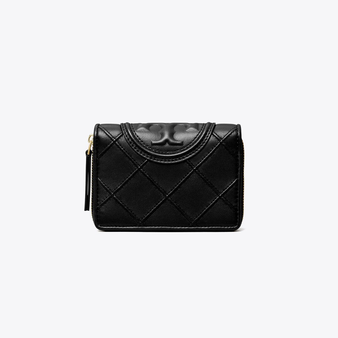Tory Burch Fleming Soft Bi-Fold Wallet Black