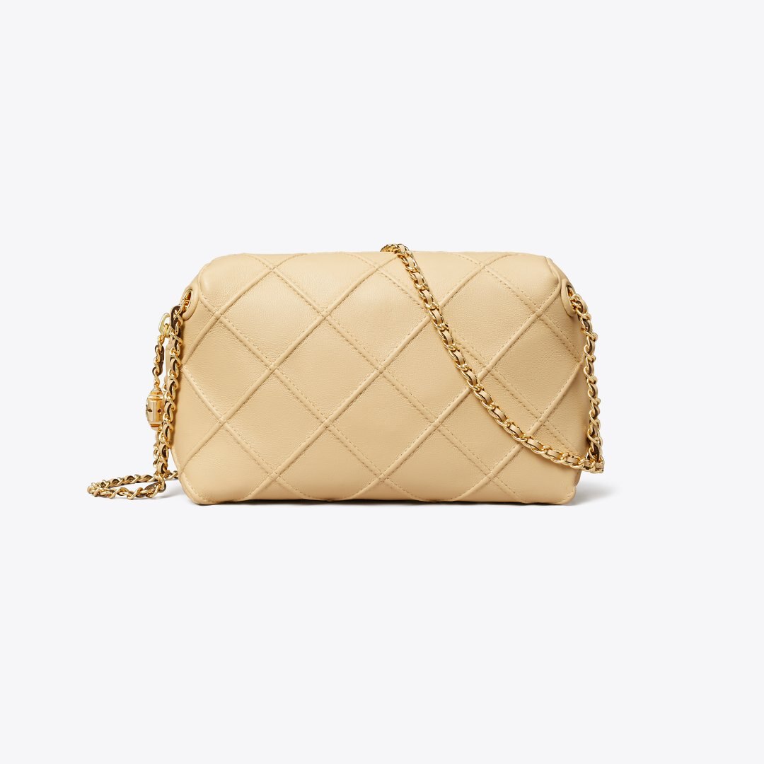 Tory Burch Fleming Soft Crossbody Bag Vanilla Soft Serve