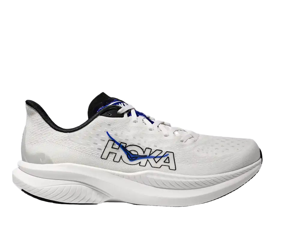 Hoka Mach 6 White Ultramarine