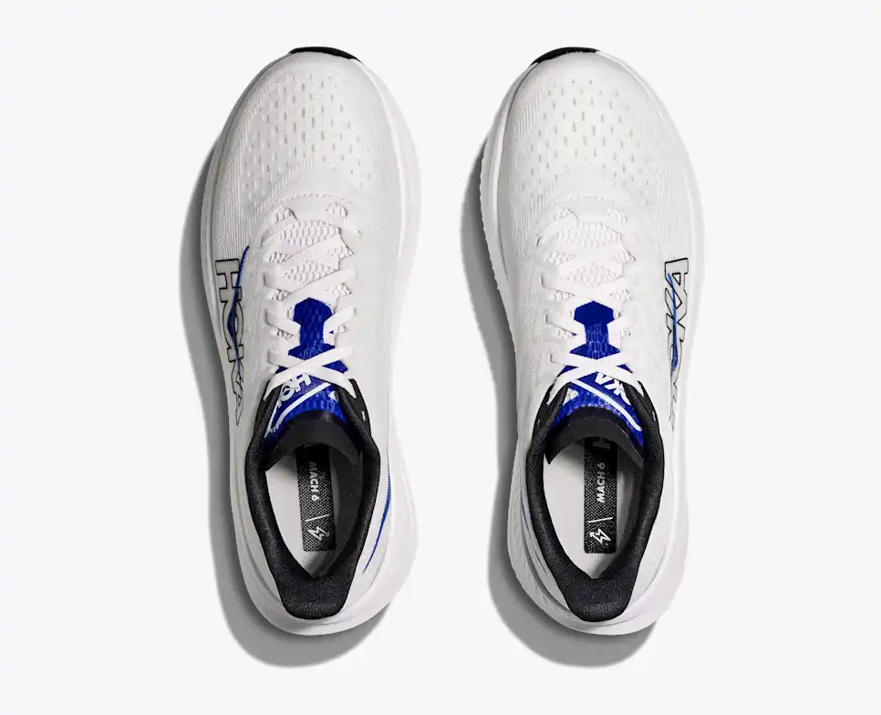 Hoka Mach 6 White Ultramarine