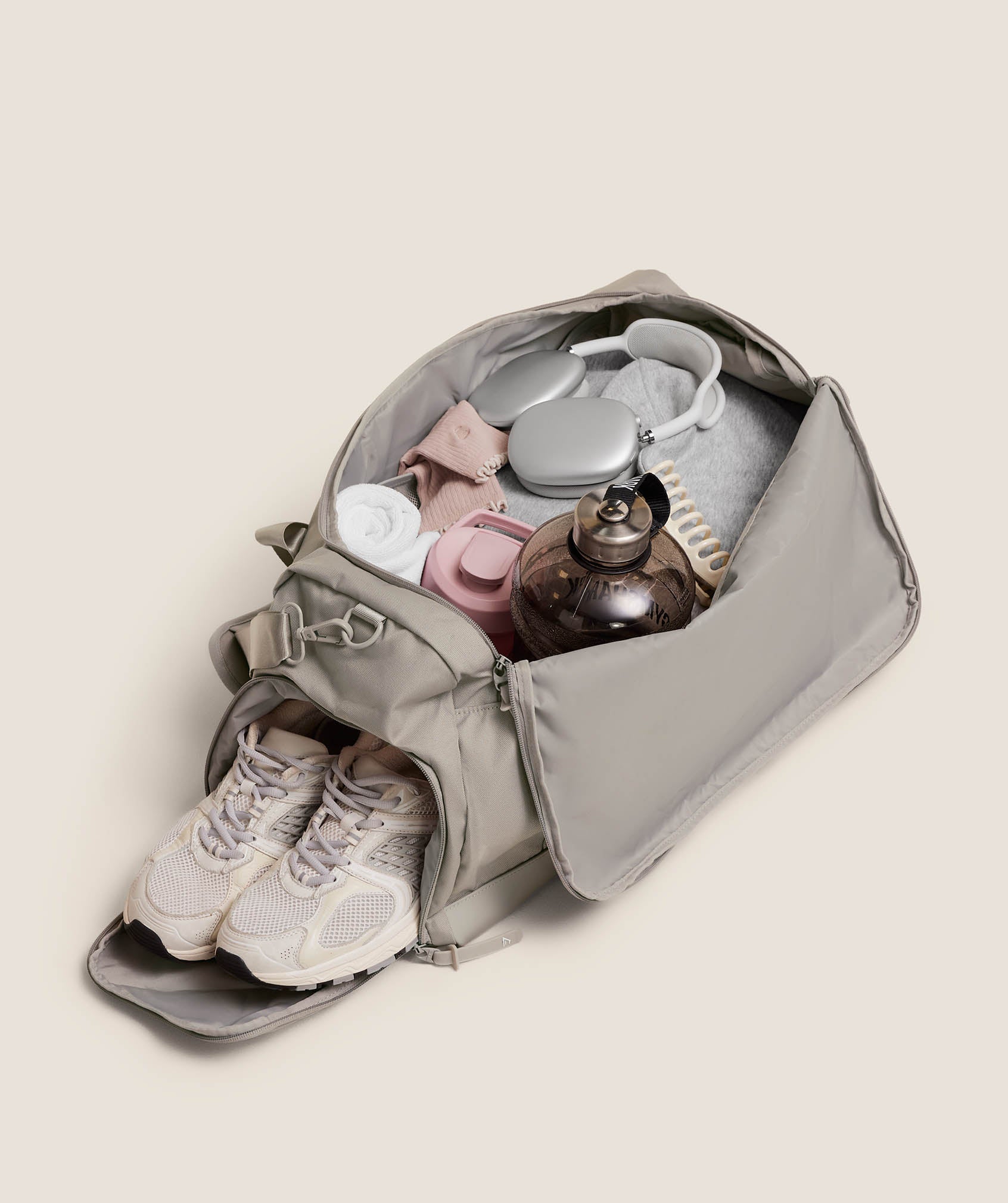 Gymshark Everyday Holdall Small Mushroom Grey