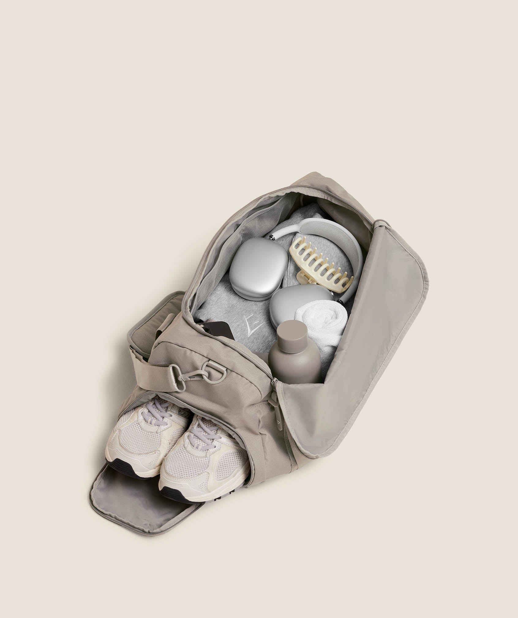 Women's Gymshark Everyday Holdall Medium Mushroom Grey