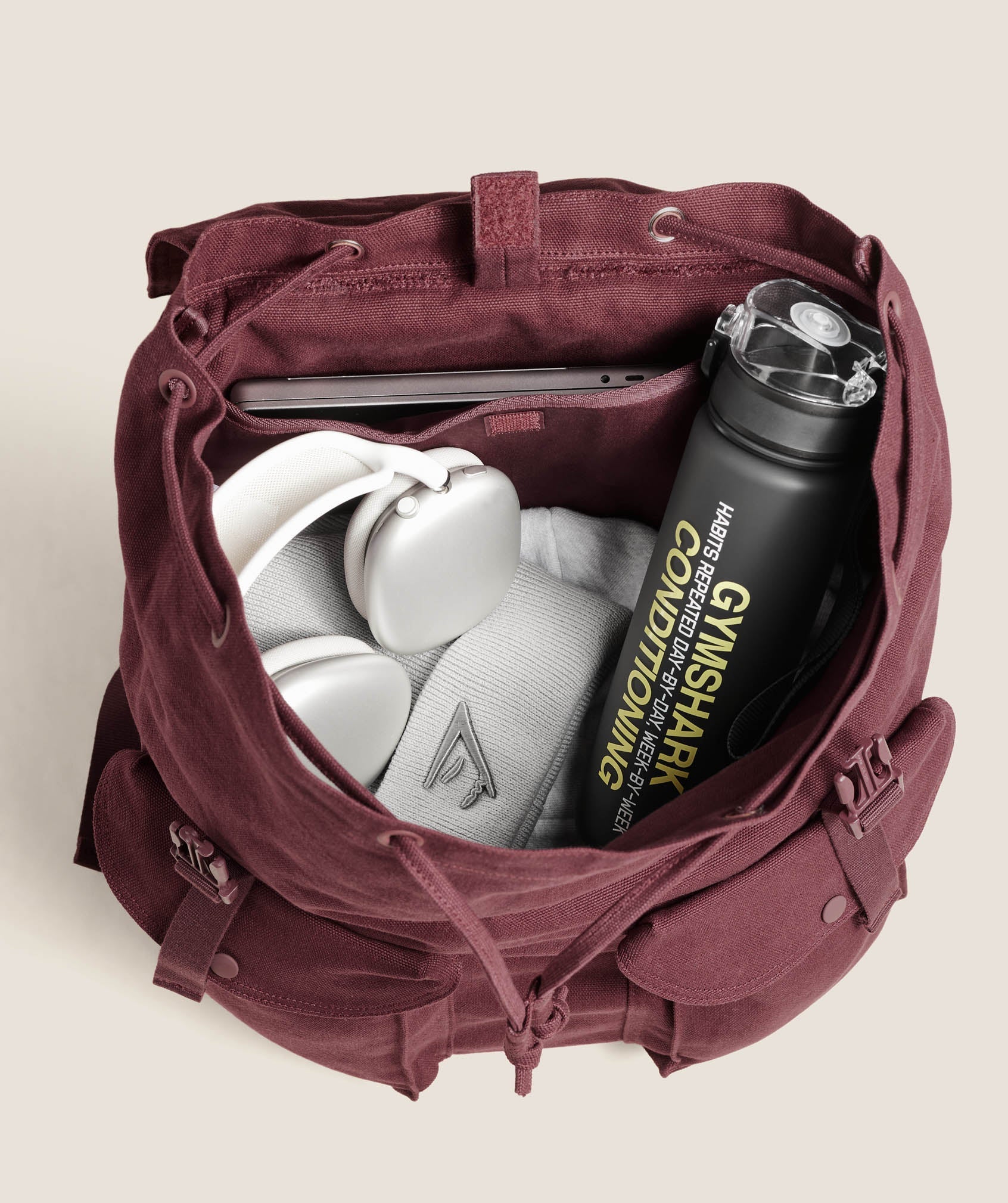 Gymshark Power Backpack Rich Maroon