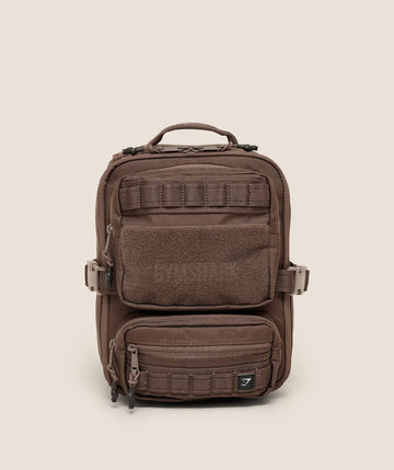 Gymshark Mini Tactical Backpack Soft Brown