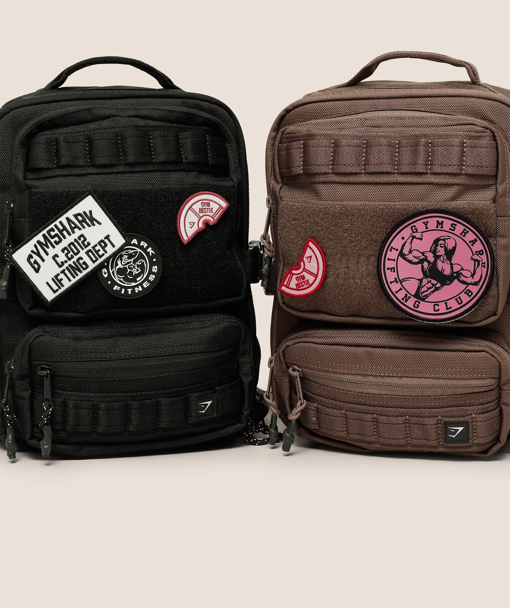 Gymshark Mini Tactical Backpack Soft Brown