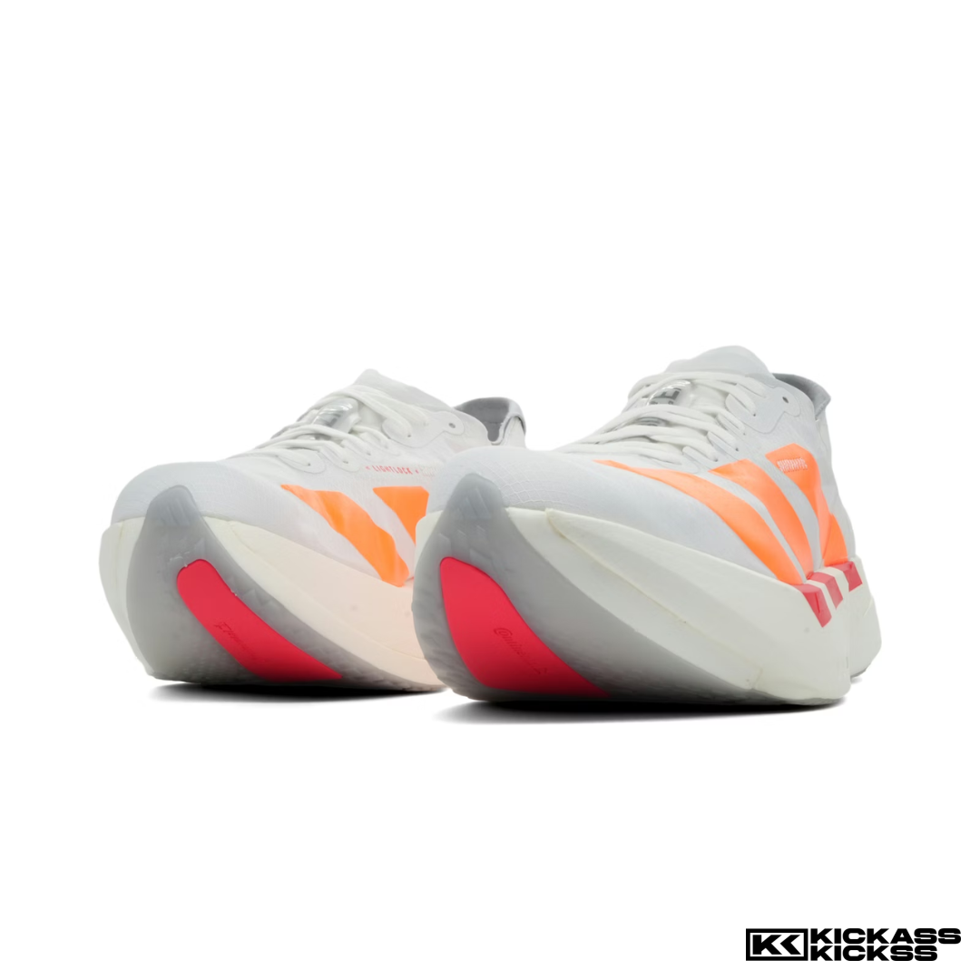 adidas Adizero Adios Pro 4 White Lucid Orange Red