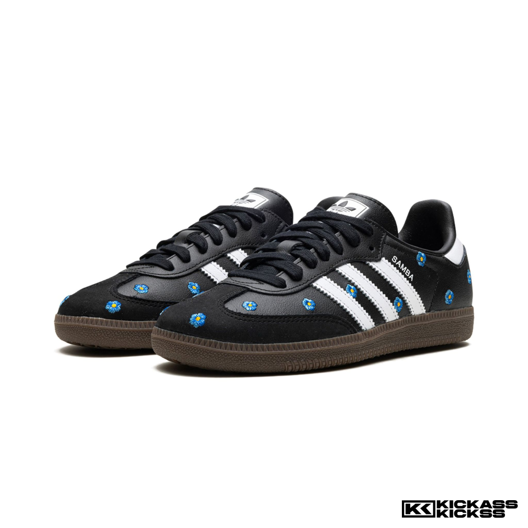 adidas Samba Light Blue Floral Core Black (W)
