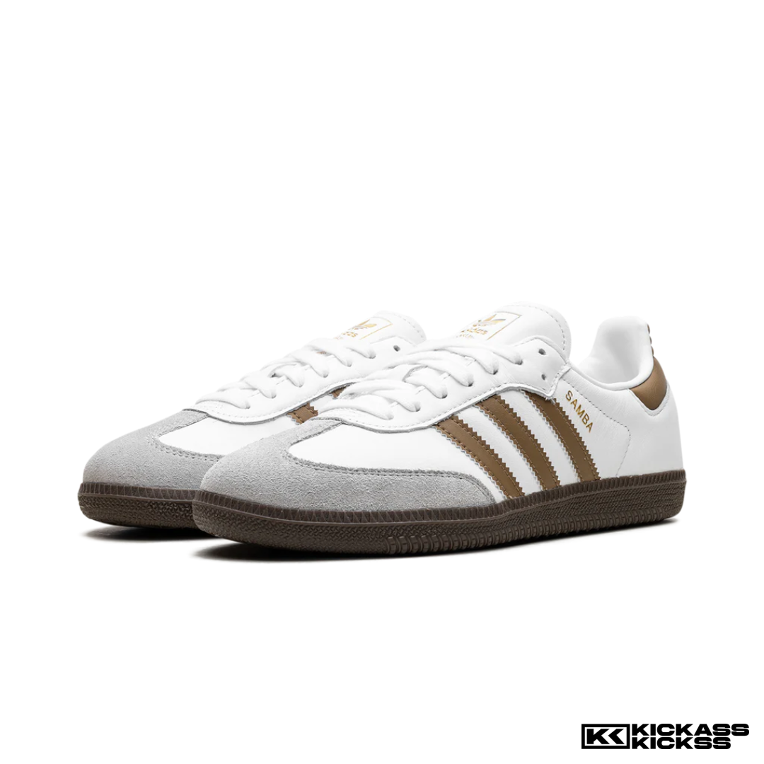 adidas Samba OG Cloud White Brown Desert