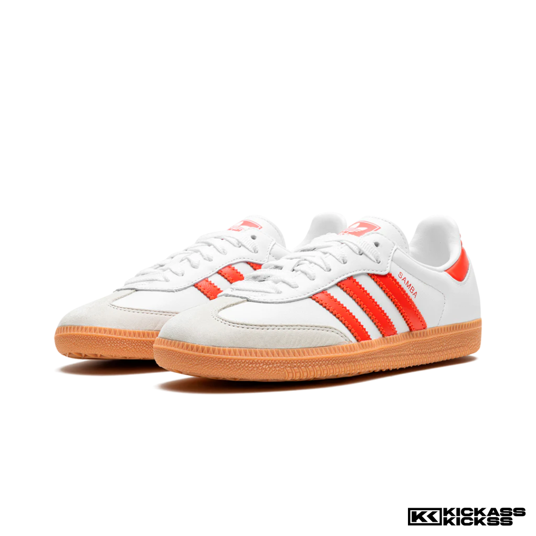 adidas Samba OG White Solar Red Gum (W)