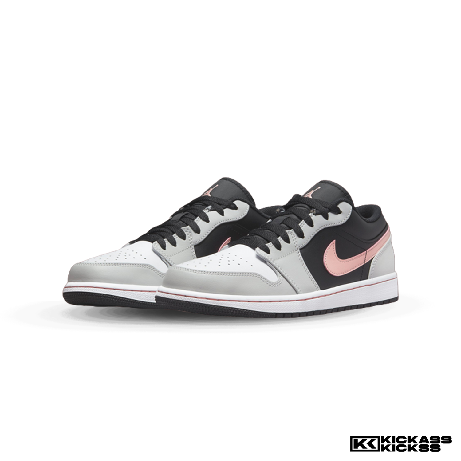 Jordan 1 Low Black Grey Pink